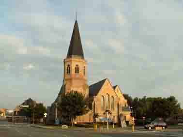 de kerk van Westkerke